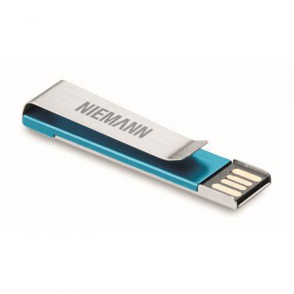 Μεταλλικό usb stick 2.0 σε σχήμα συνδετήρα.