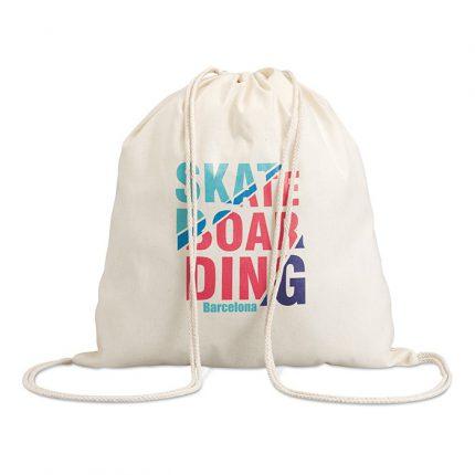 Σακίδιο βαμβακερό με κορδόνι.