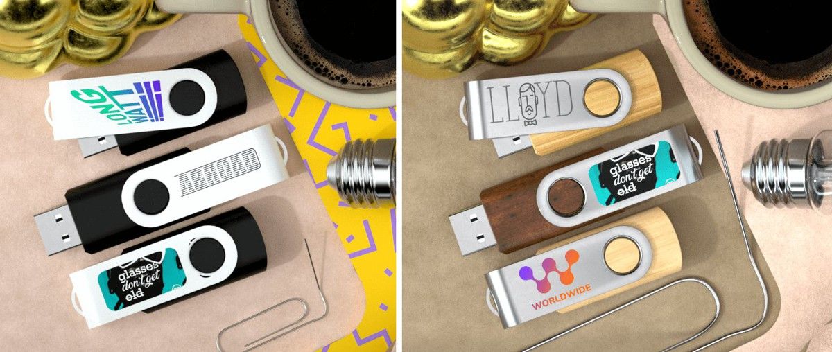 Διαφημιστικά usb μεταλλικά και ξύλινα