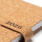 Διεθνές ημερήσιο ημερολόγιο A5 από φελλό, με μαγνητικό κλείσιμο